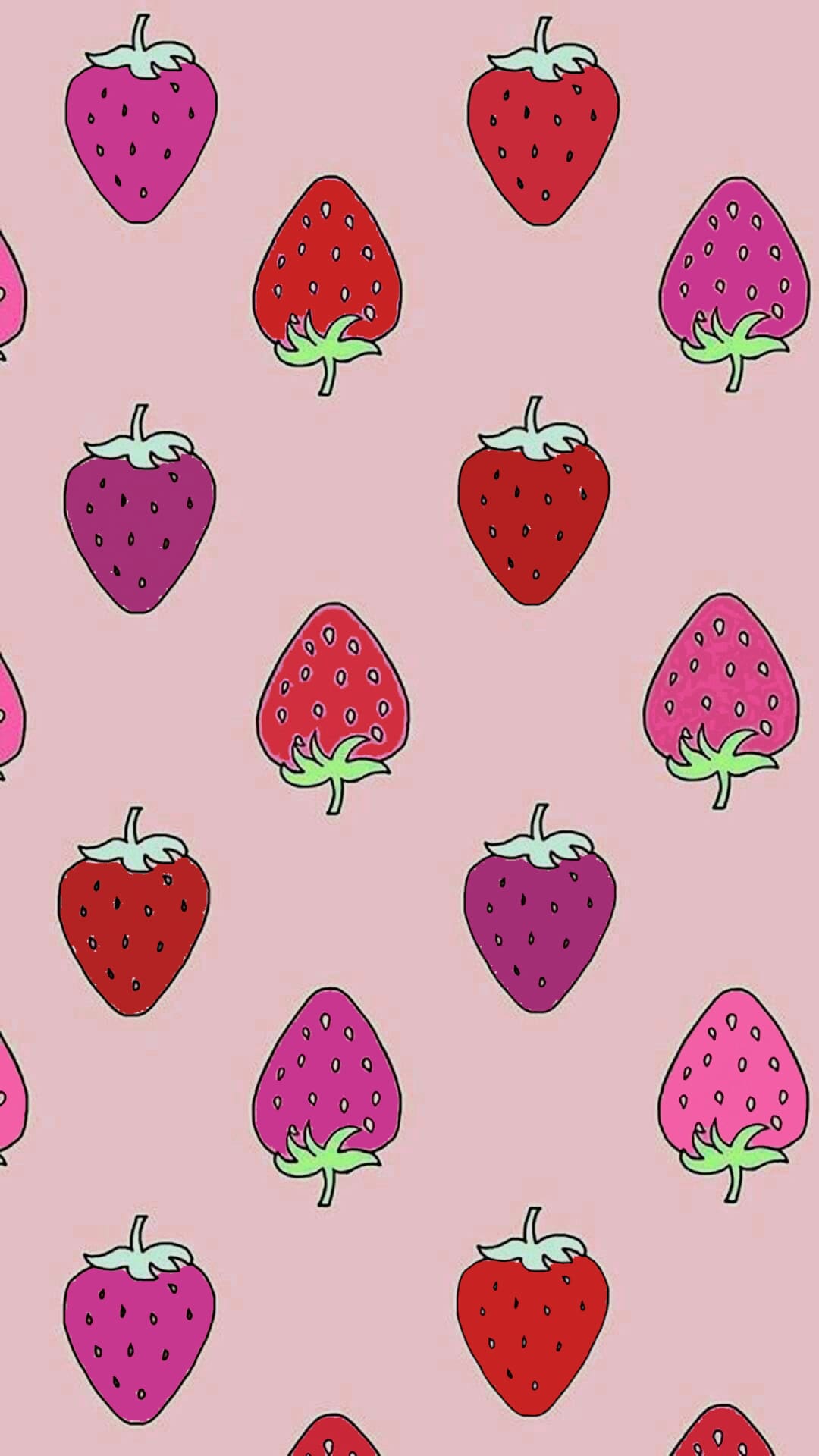 Pastel Cute Strawberry Wallpapers