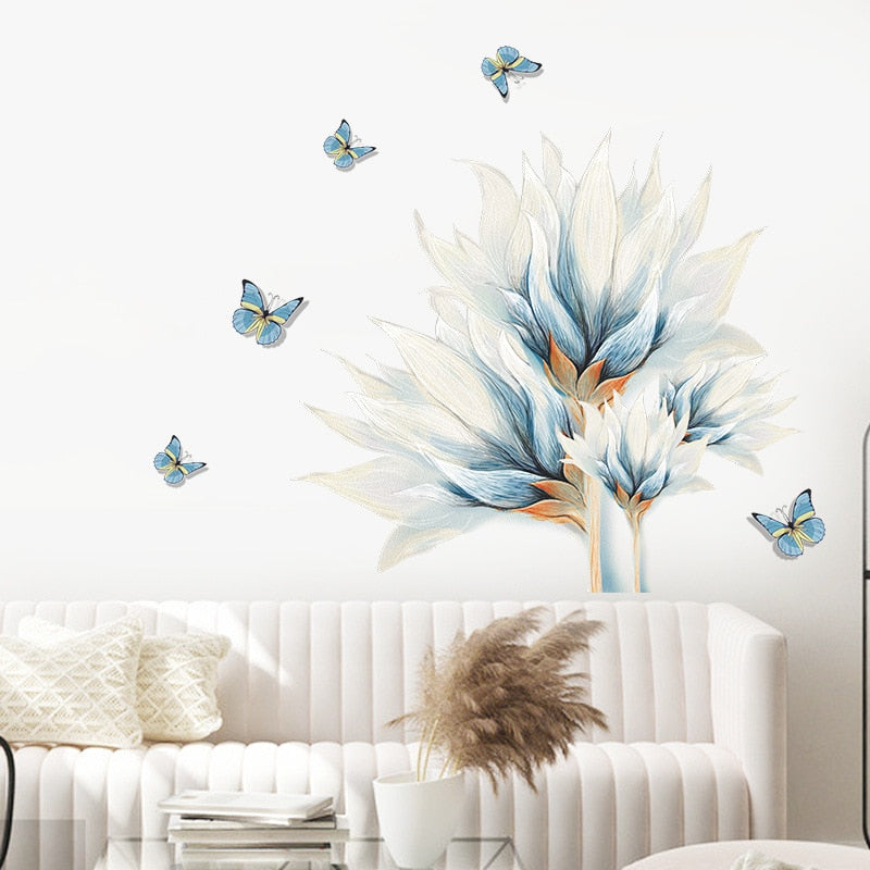 Pastel Flowers Butterflies Wallpapers