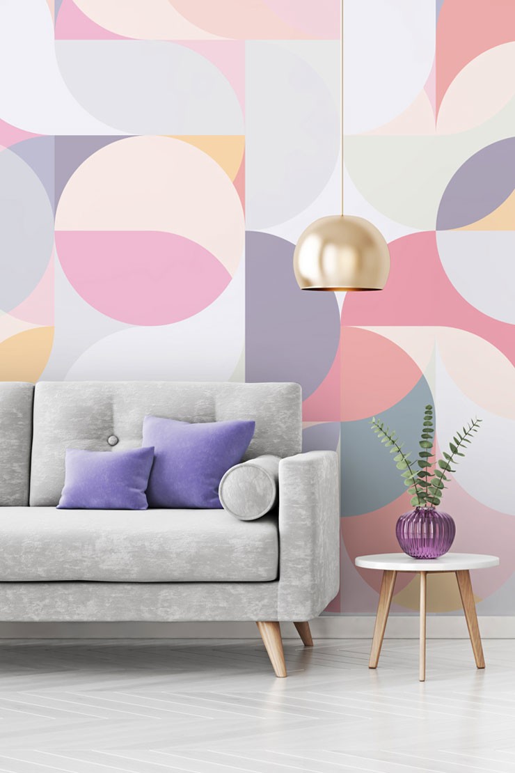 Pastel Geometric Wallpapers