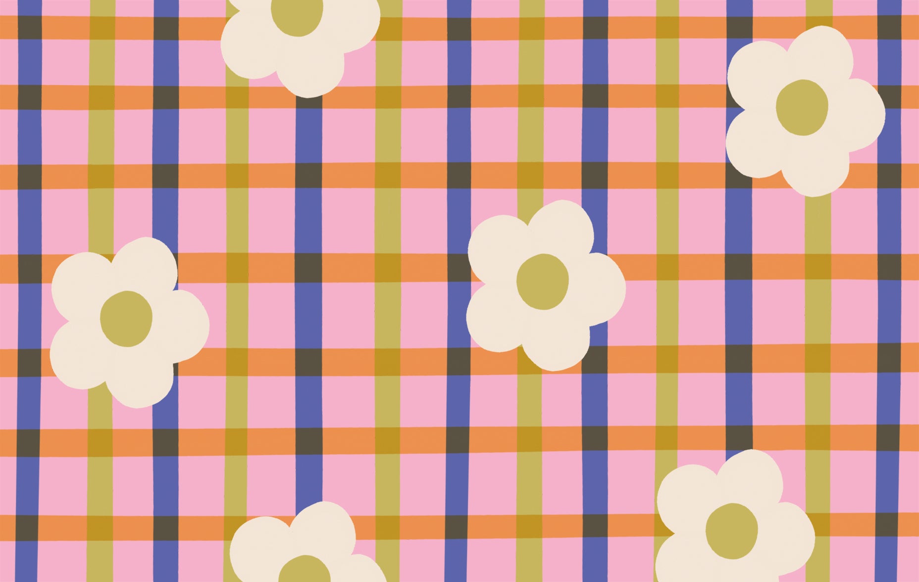 Pastel Gingham Wallpapers