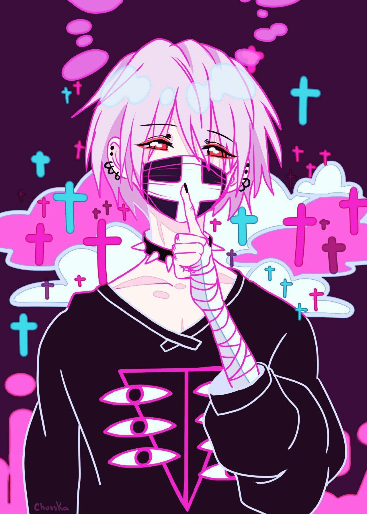 Pastel Goth Anime Wallpapers