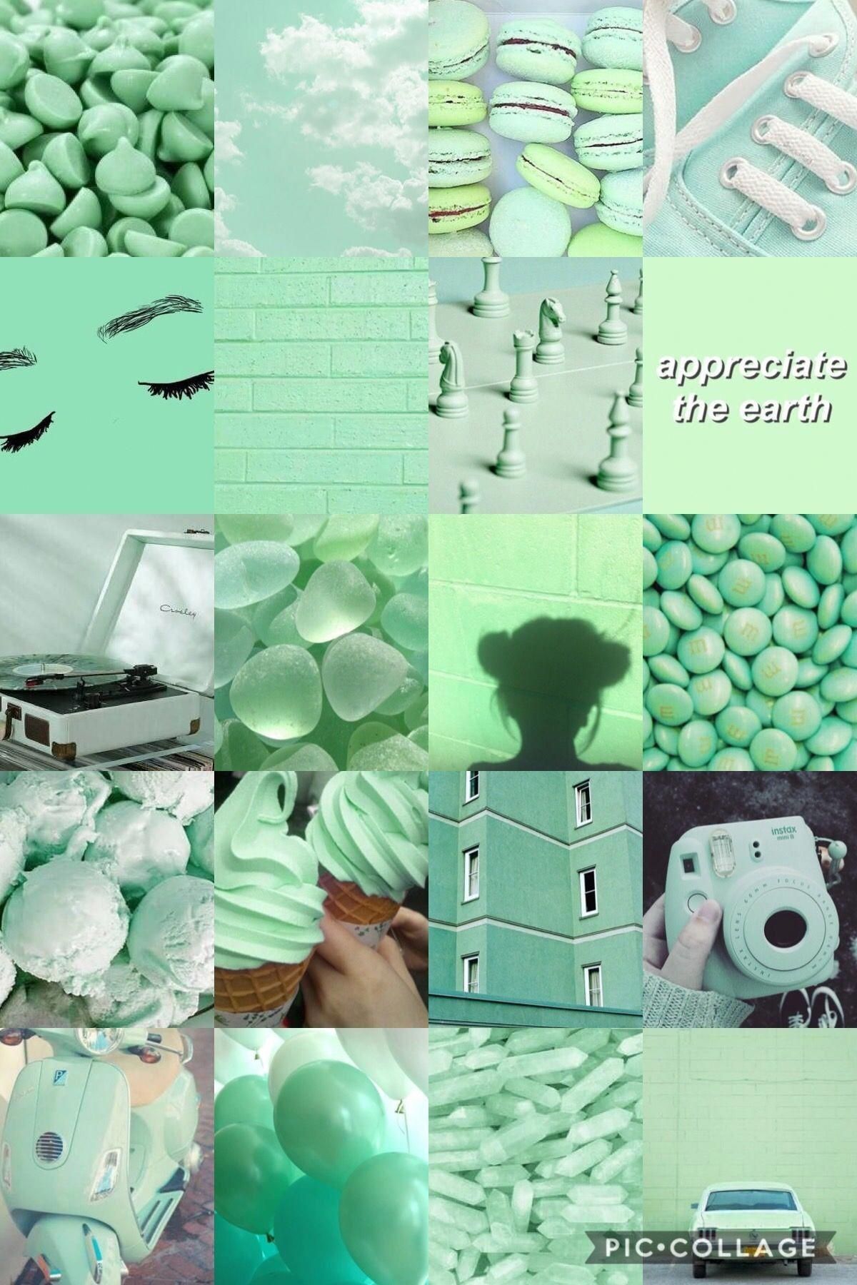 Pastel Green Mint Green Aesthetic Wallpapers