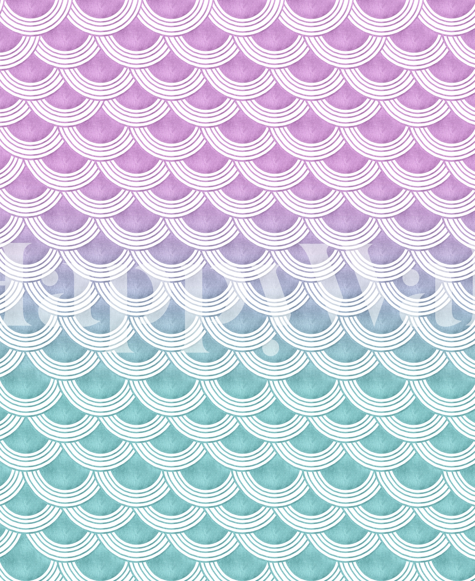 Pastel Mermaid Scale Wallpapers