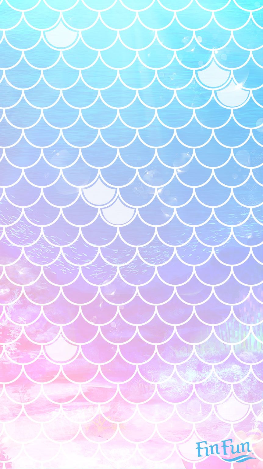 Pastel Mermaid Scale Wallpapers