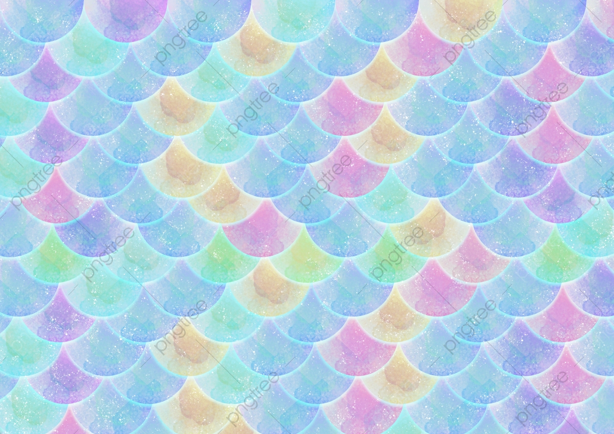 Pastel Mermaid Scale Wallpapers