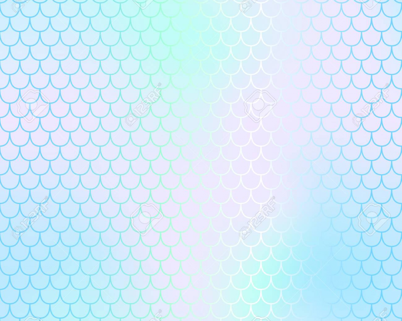 Pastel Mermaid Scale Wallpapers