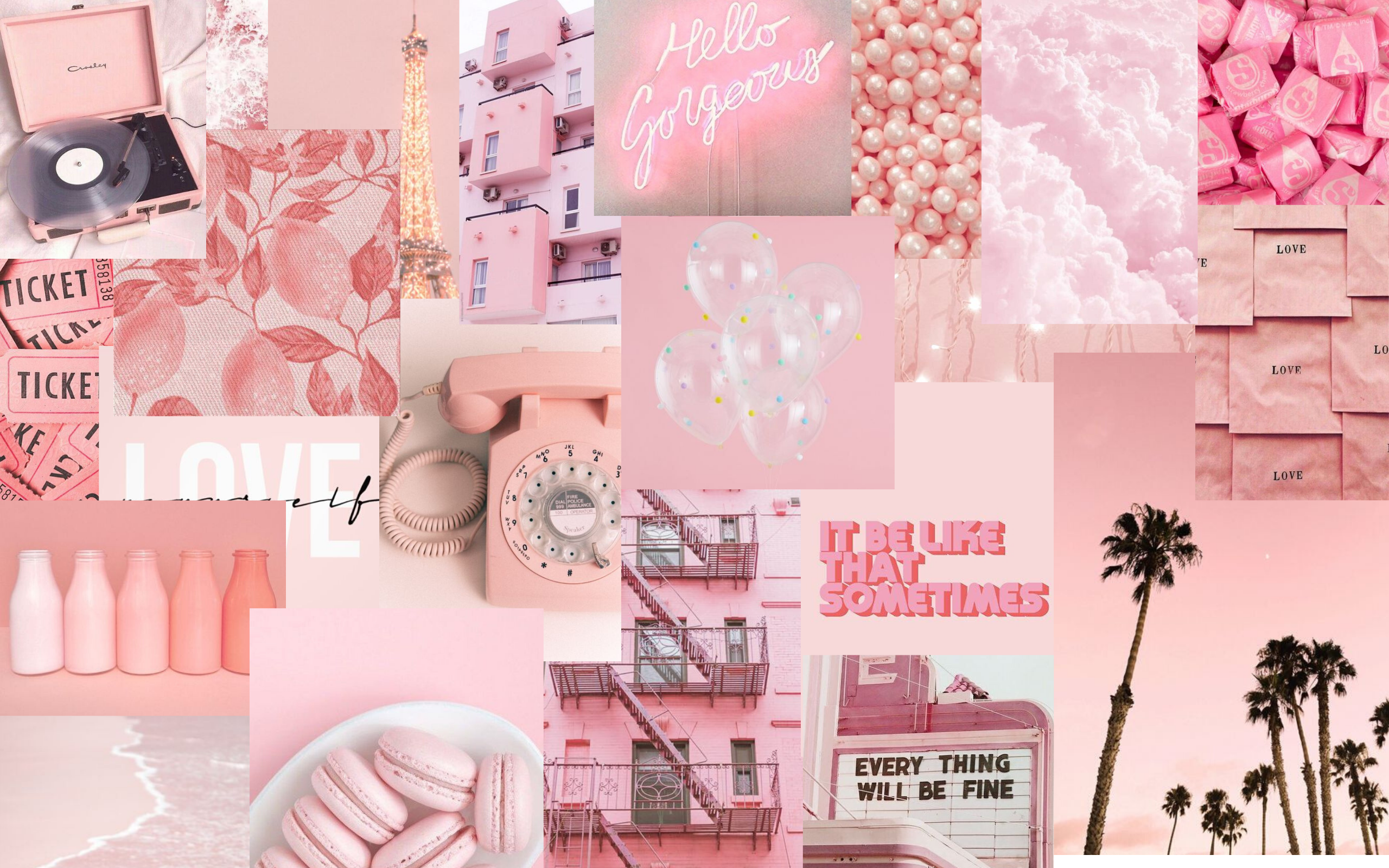 Pastel Pink Aesthetic Laptop Wallpapers