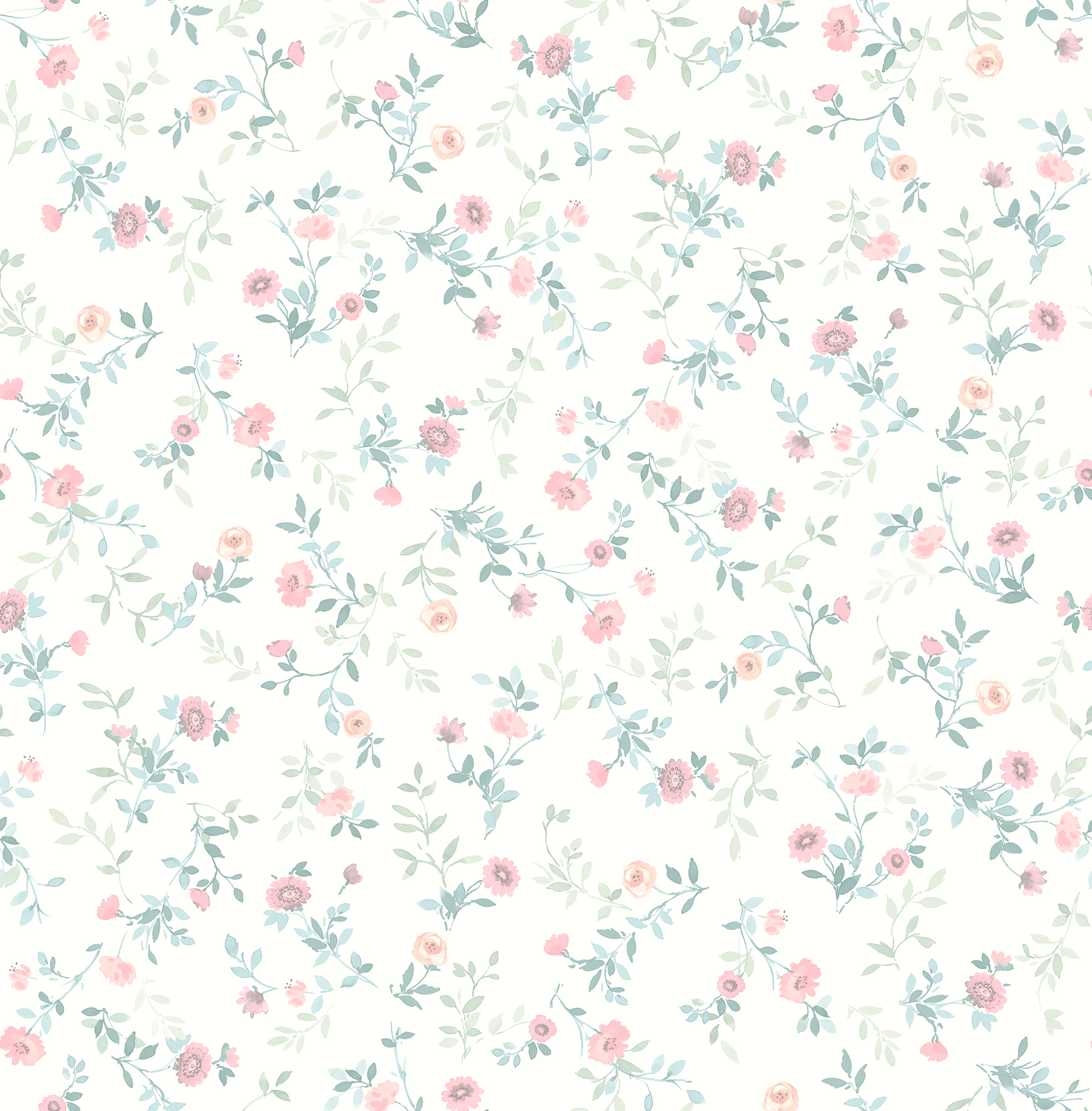 Pastel Pink Floral Wallpapers