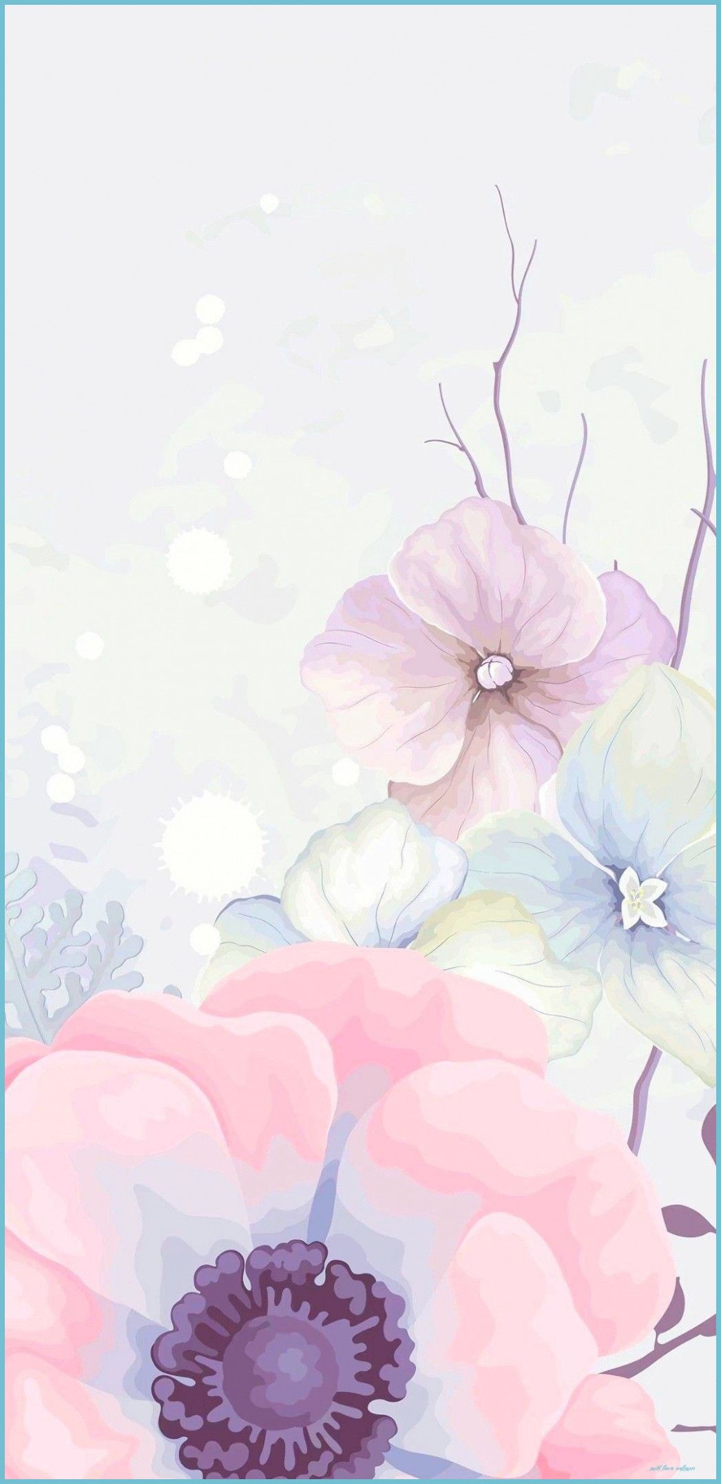 Pastel Pink Floral Wallpapers