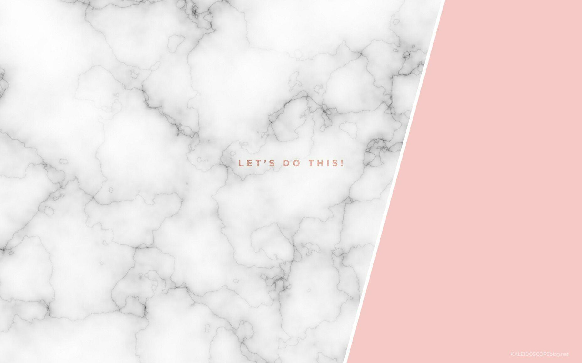 Pastel Pink Marble Desktop Wallpapers