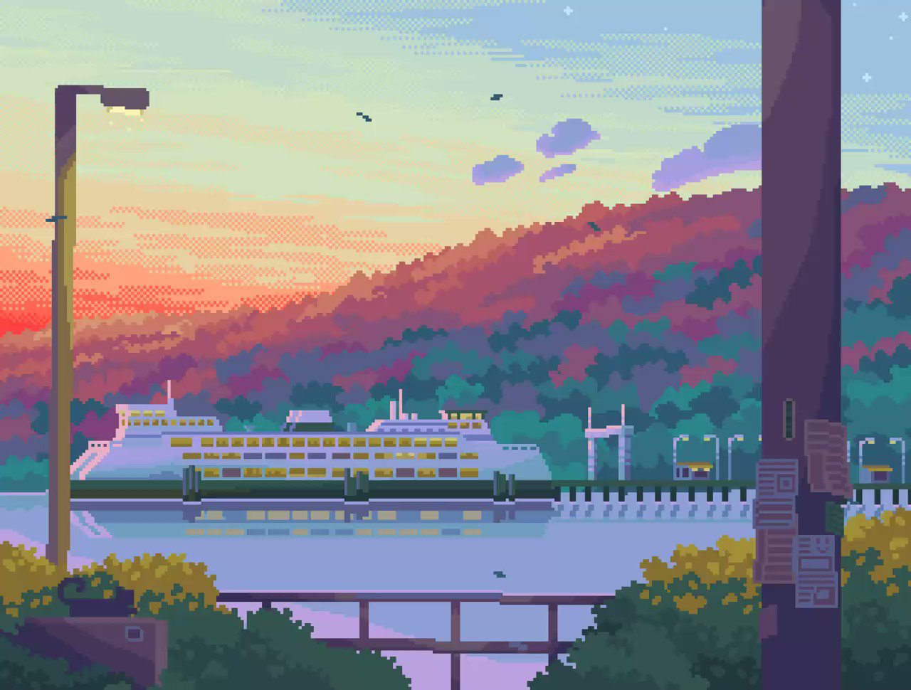 Pastel Pixel Art Wallpapers