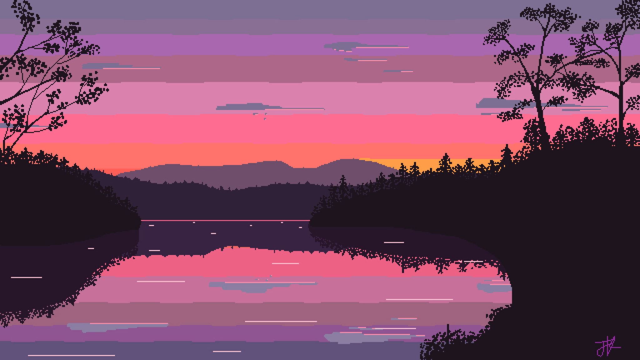 Pastel Pixel Art Wallpapers