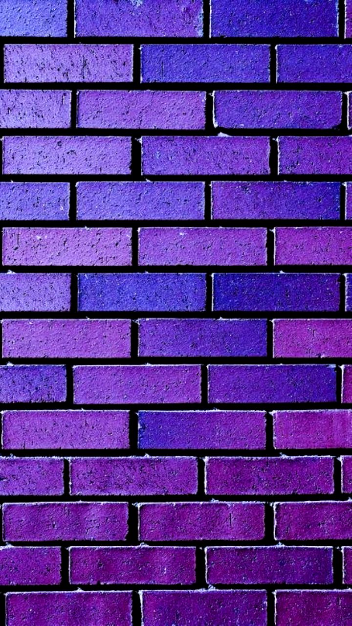 Pastel Purple Brick Wallpapers