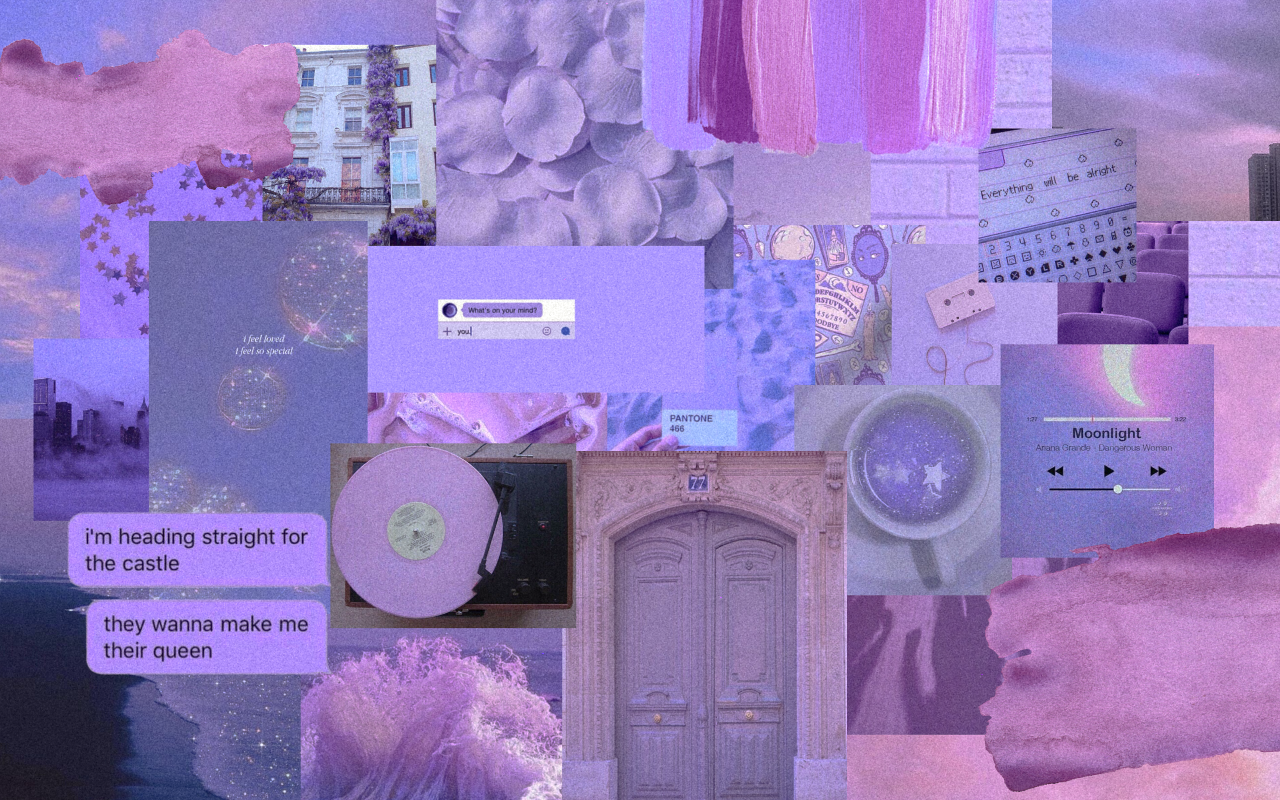 Pastel Purple Computer Wallpapers