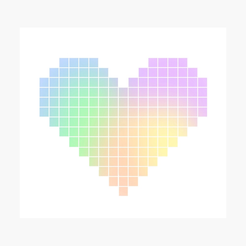 Pastel Rainbow Heart Wallpapers