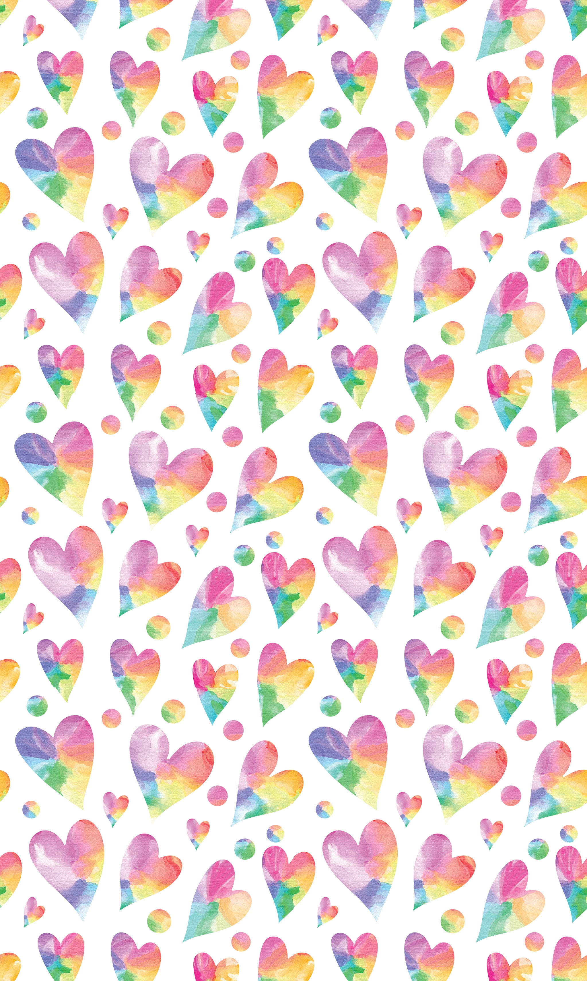 Pastel Rainbow Heart Wallpapers