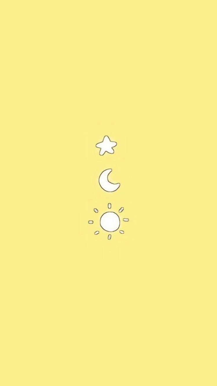 Pastel Yellow Aesthetic Wallpapers