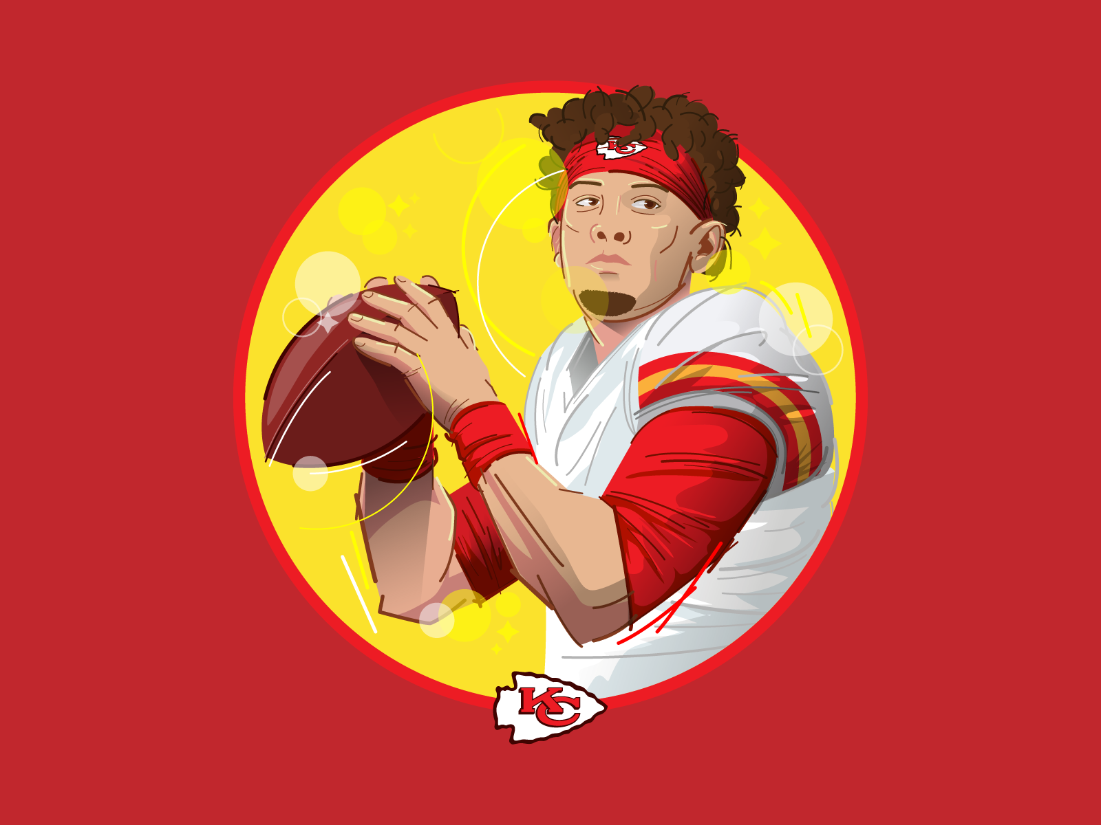 Patrick Mahomes Cartoon Wallpapers