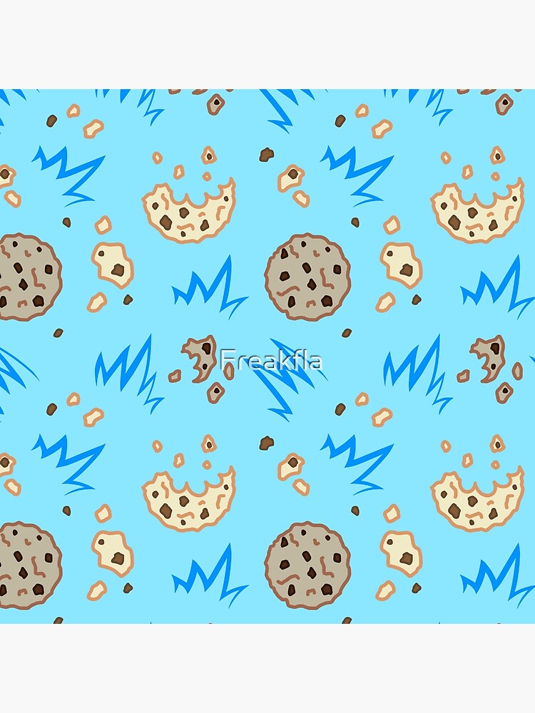 Pattern Cookie Monster Background