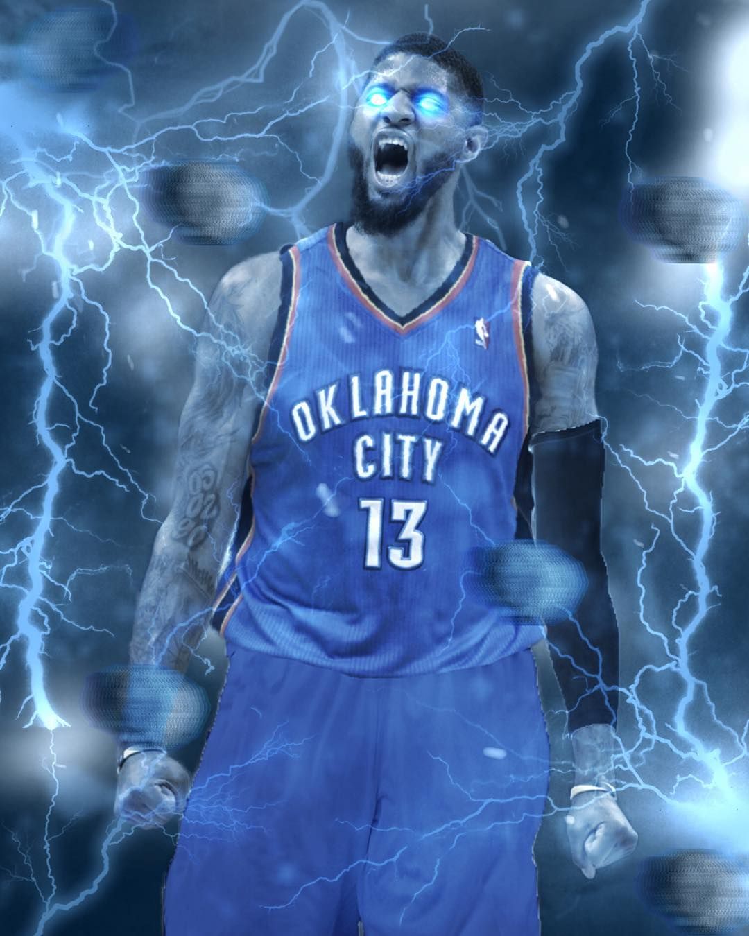 Paul George Oklahoma City Thunder Wallpapers