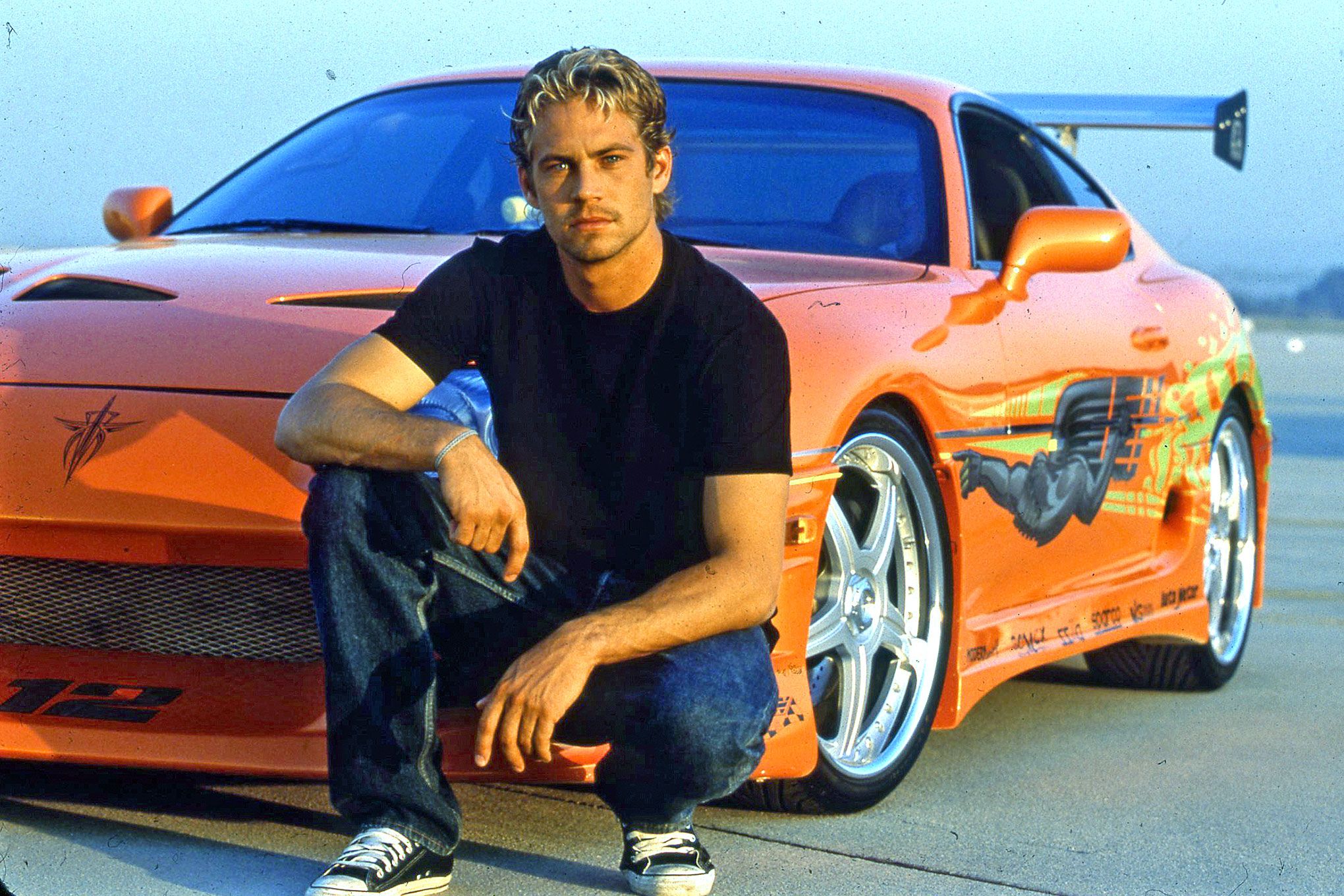 Paul Walker With Car Wallpapers