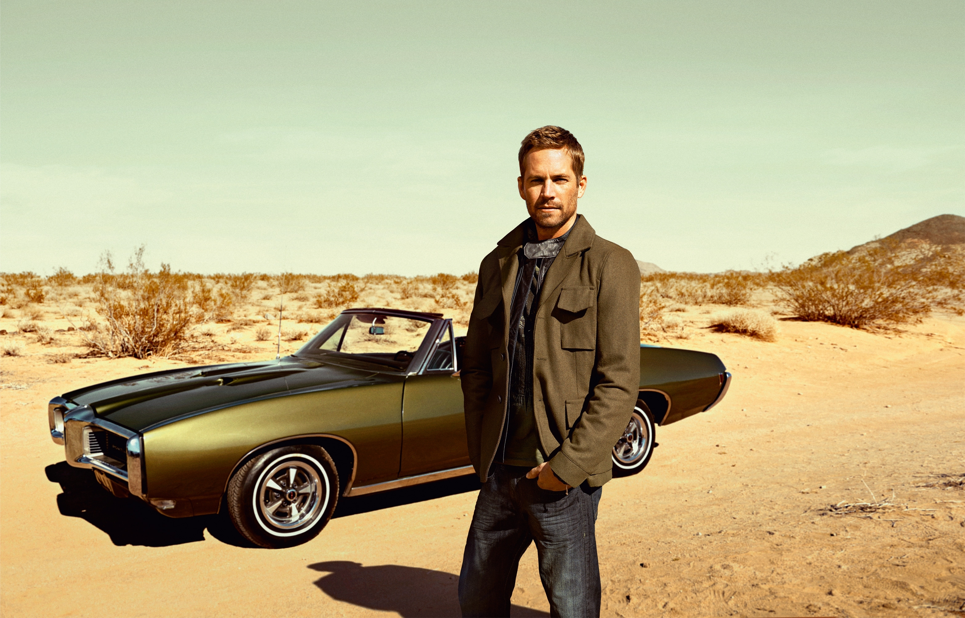 Paul Walker With Car Wallpapers