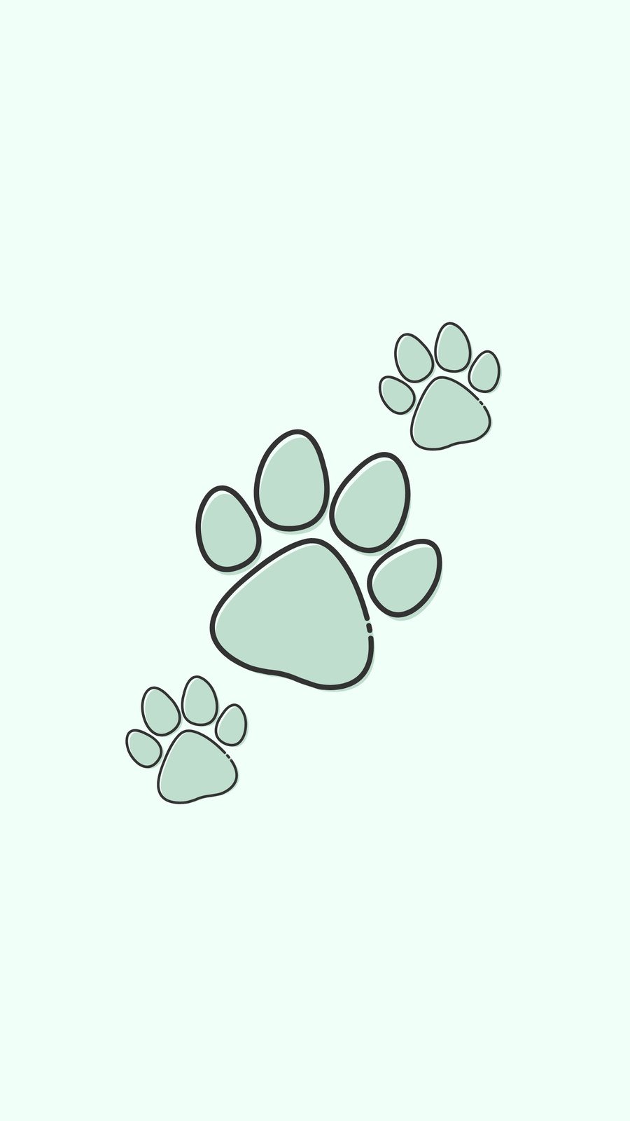 Paw Print For Iphone Wallpapers