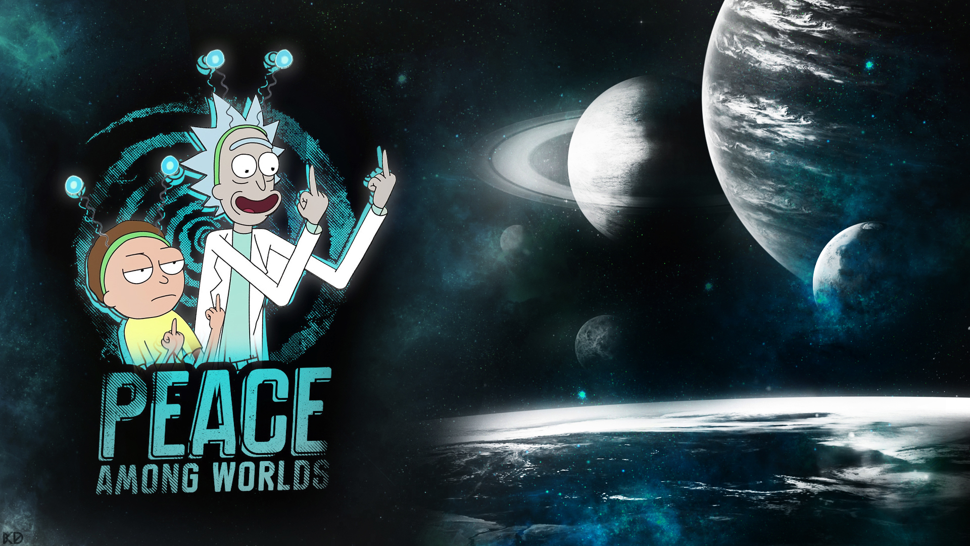 Peace Among Worlds Rick And Morty Wallpapers