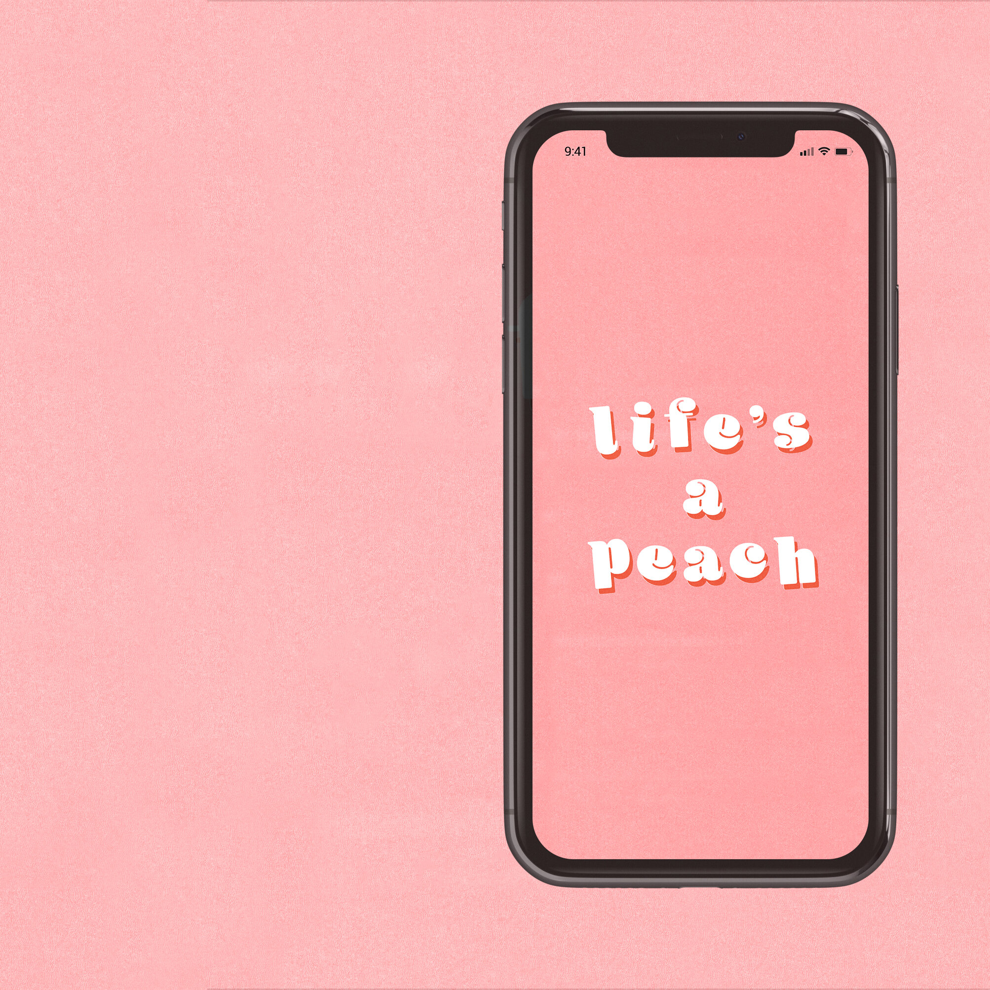 Peach Phone Background