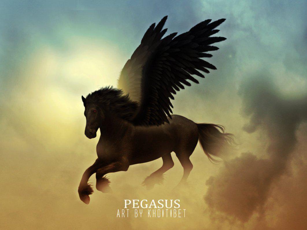 Pegasus Black Wallpapers