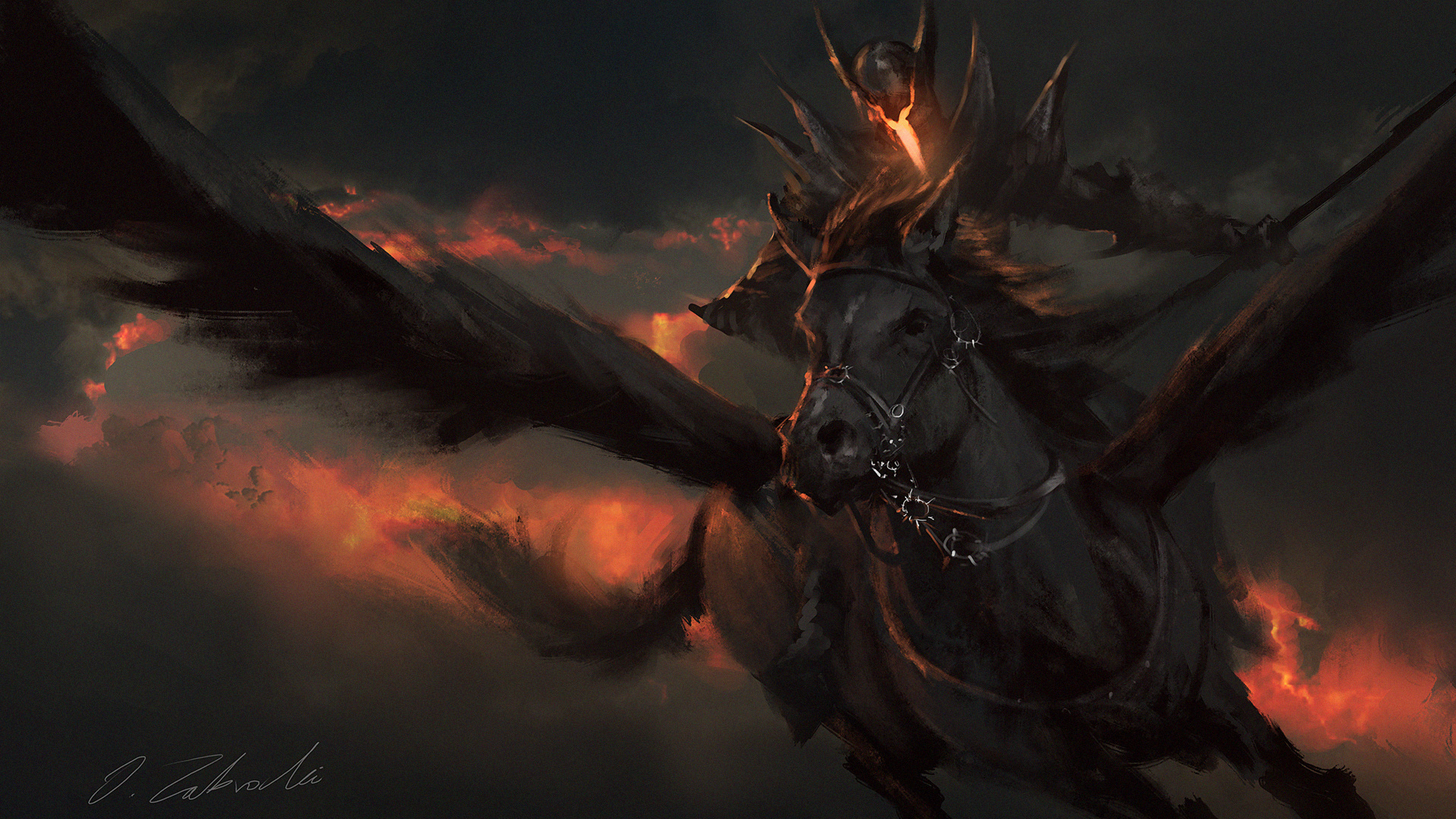 Pegasus Black Wallpapers