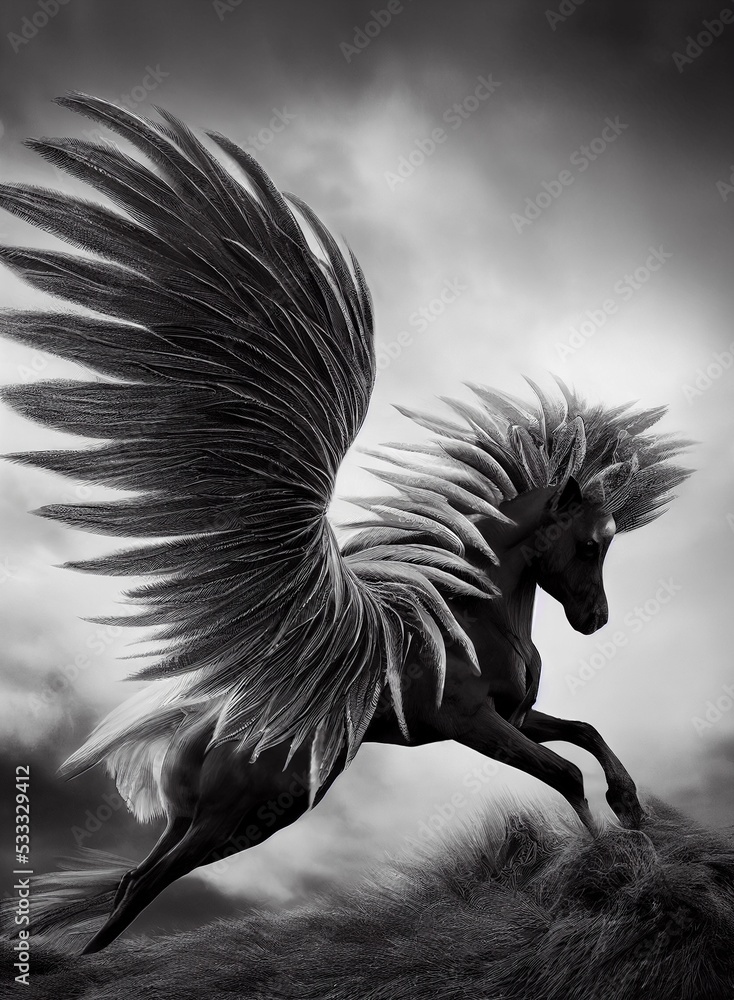 Pegasus Black Wallpapers