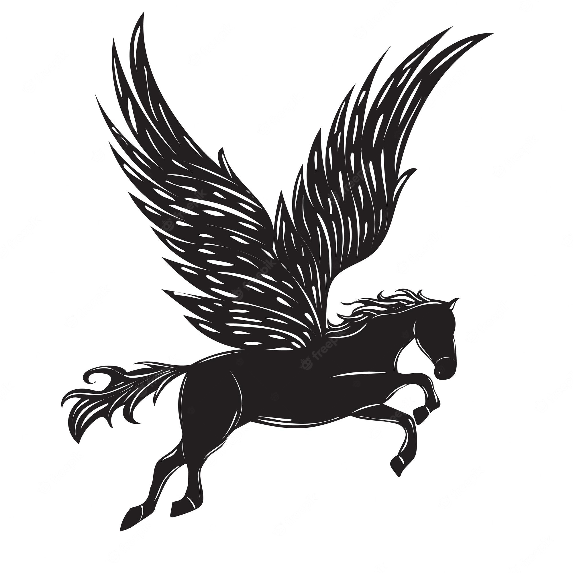 Pegasus Black Wallpapers