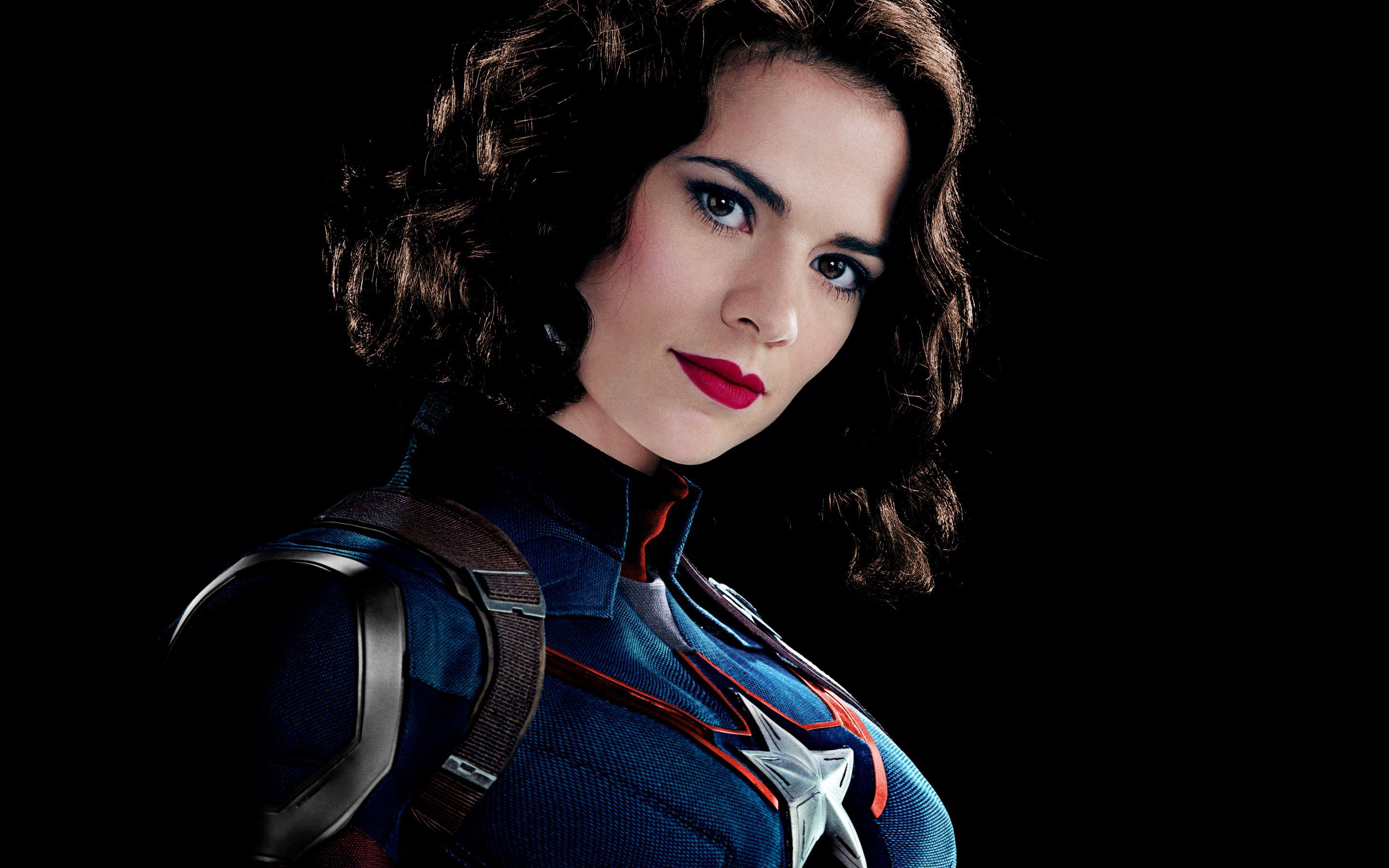 Peggy Carter As Captain America Wallpapers