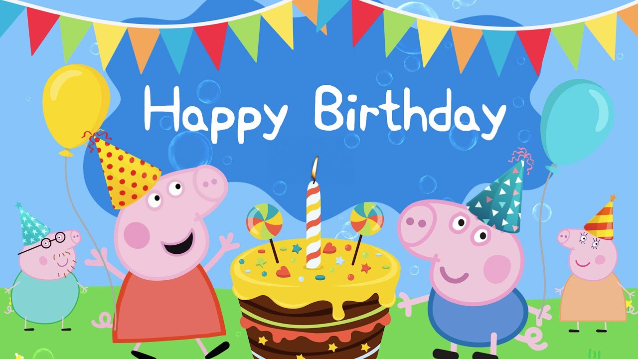 Peppa Pig Birthday Wallpapers