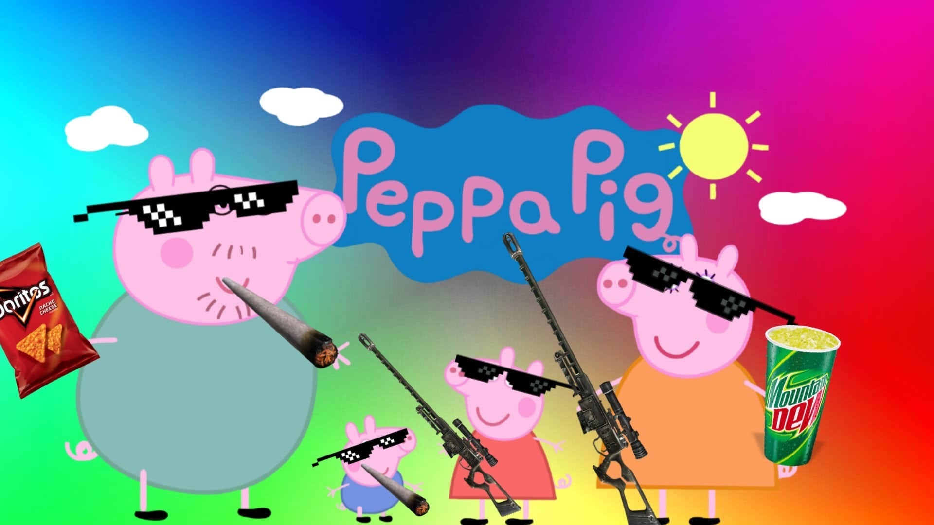 Peppa Pig Funny Wallpapers