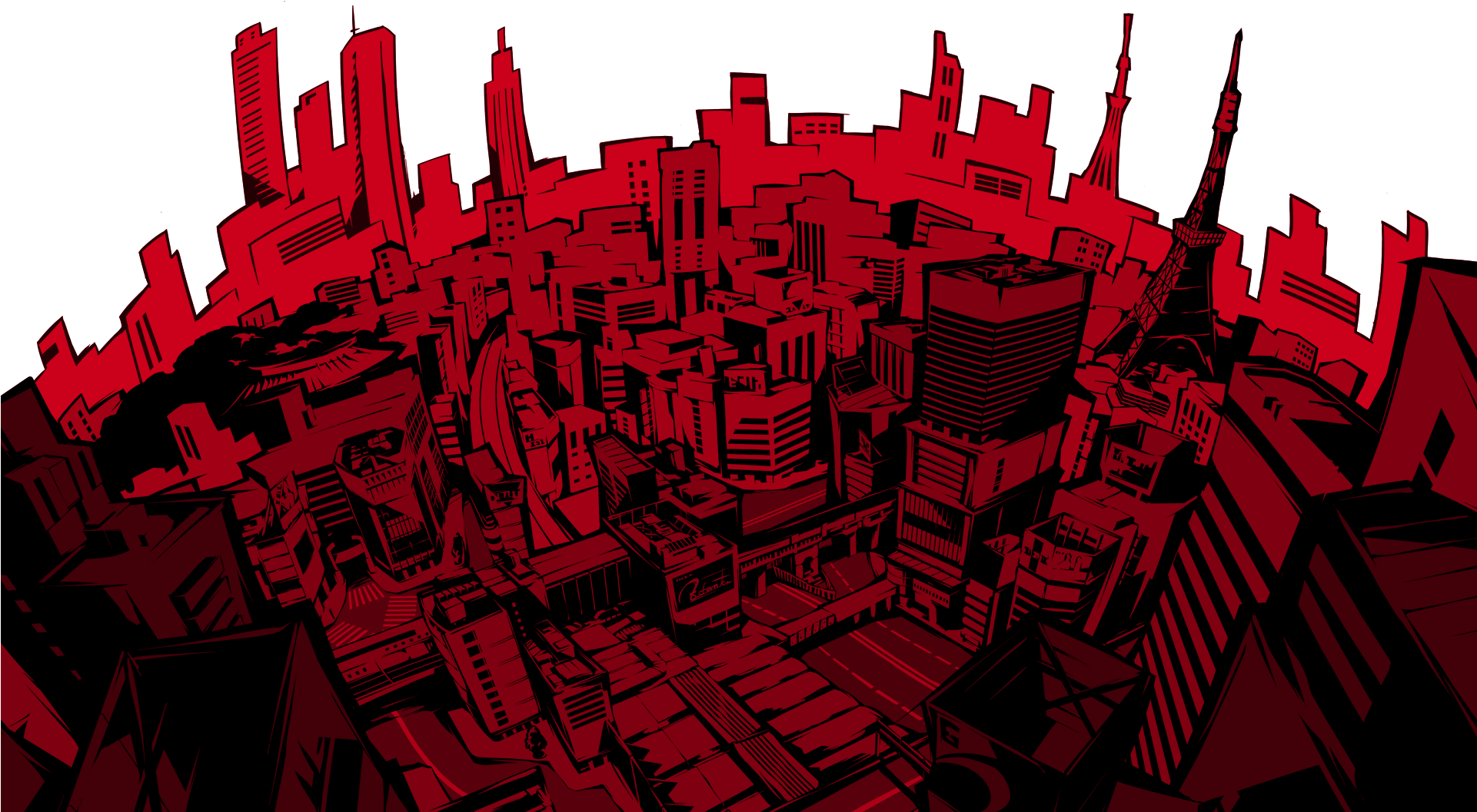 persona 5 city Wallpapers