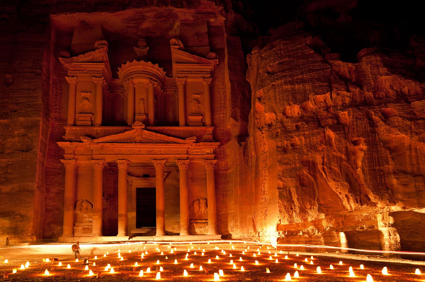 Petra At Night Wallpapers