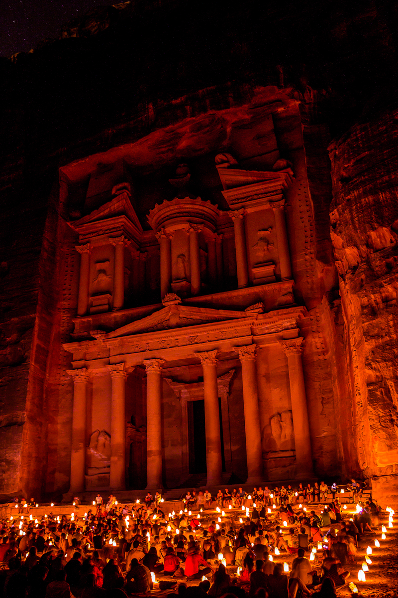 Petra At Night Wallpapers