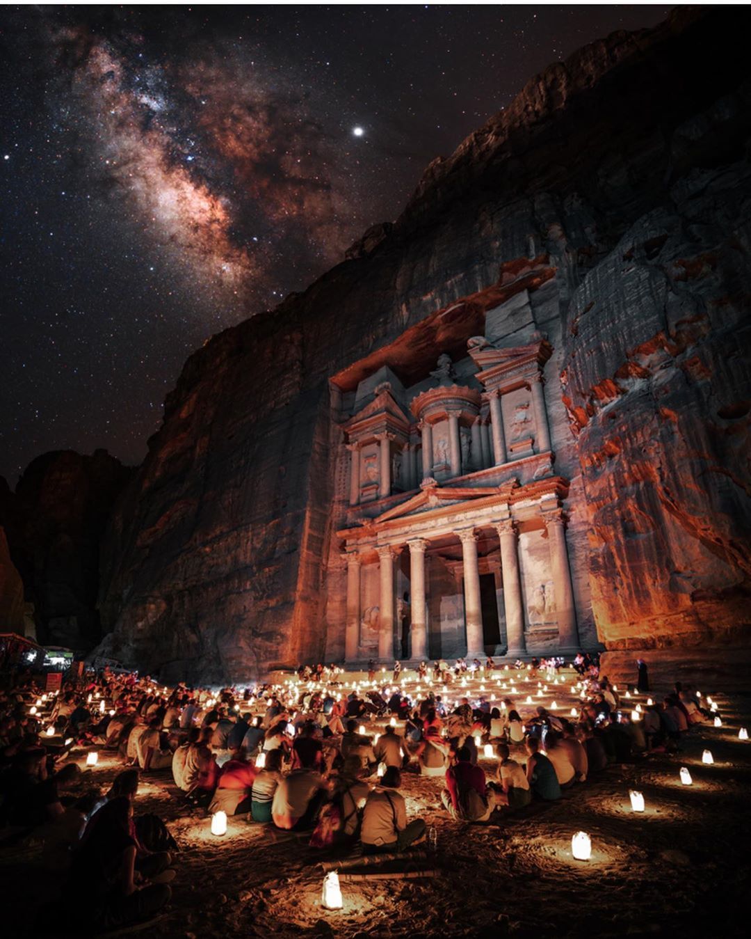 Petra At Night Wallpapers