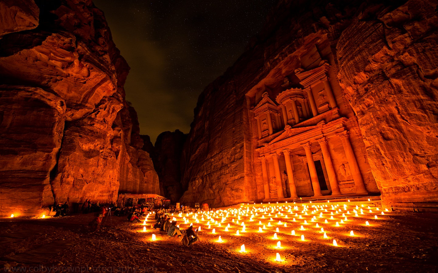 Petra At Night Wallpapers