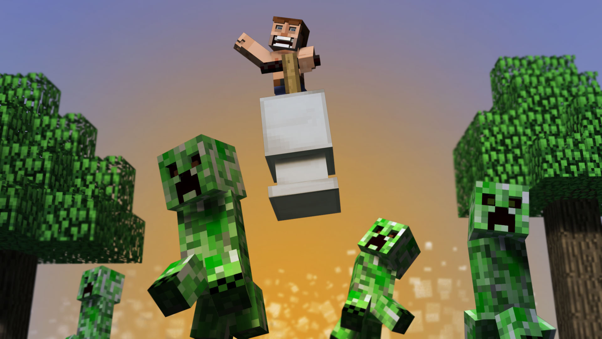 Pictures Of A Creeper Face Wallpapers