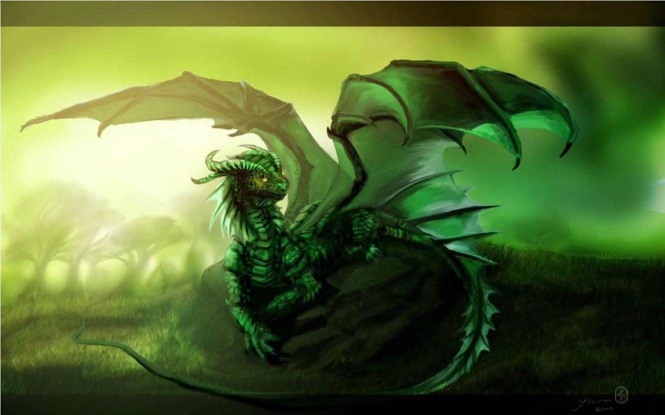 Pictures Of Green Dragons Wallpapers