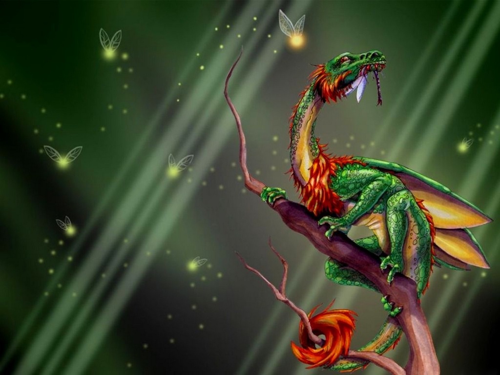 Pictures Of Green Dragons Wallpapers