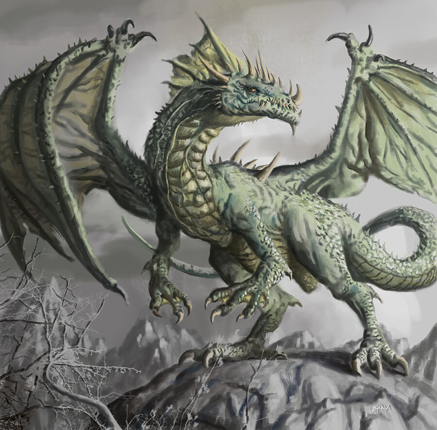 Pictures Of Green Dragons Wallpapers