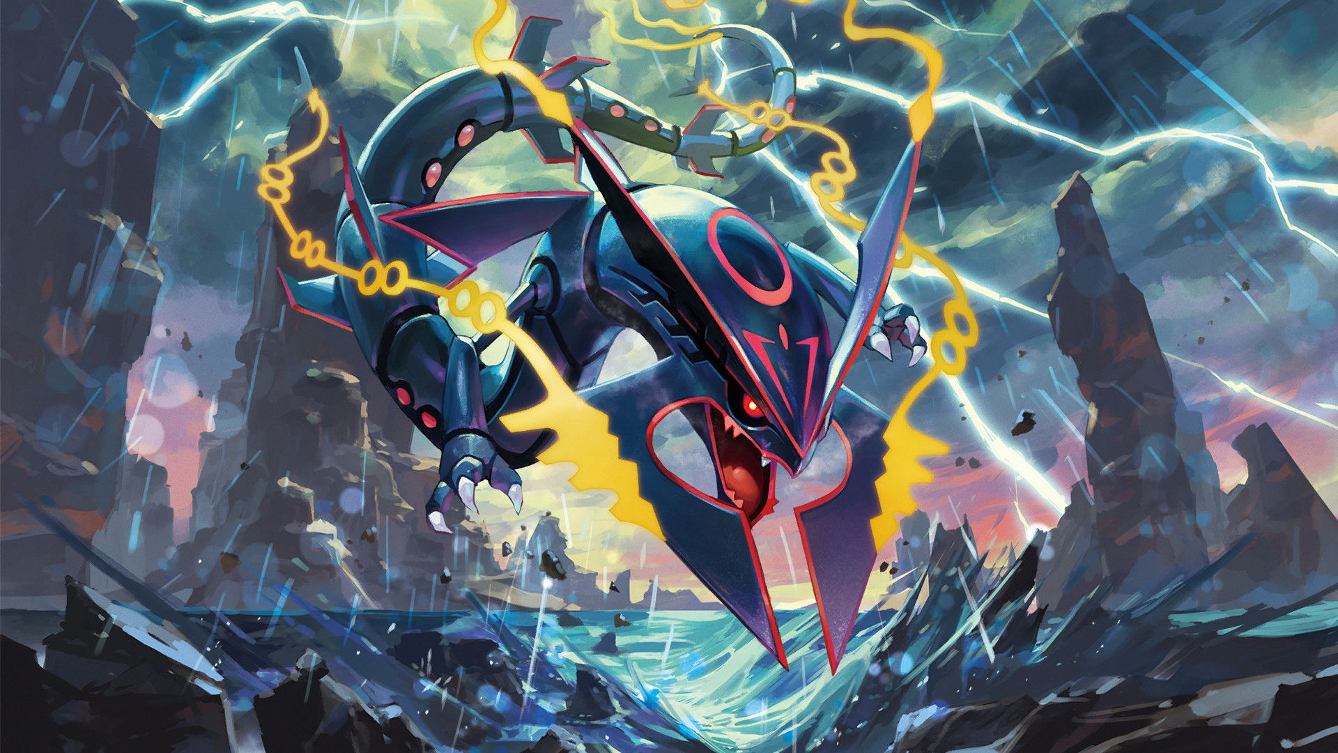 Pictures Of Mega Rayquaza Card Wallpapers