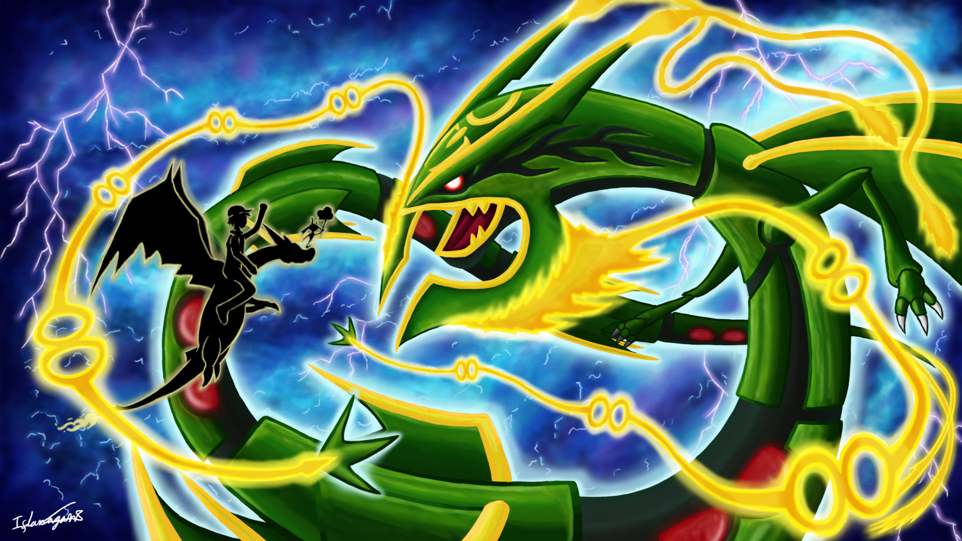 Pictures Of Mega Rayquaza Card Wallpapers