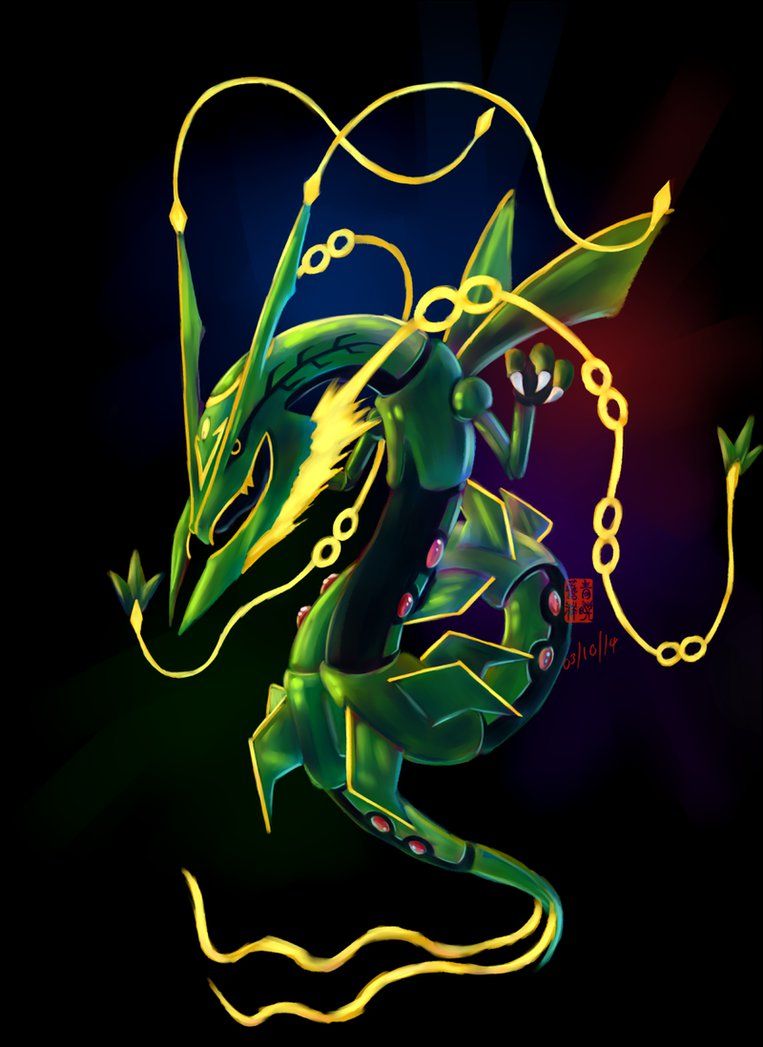 Pictures Of Mega Rayquaza Card Wallpapers