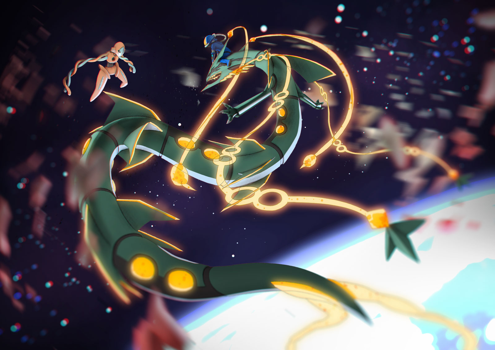 Pictures Of Mega Rayquaza Card Wallpapers