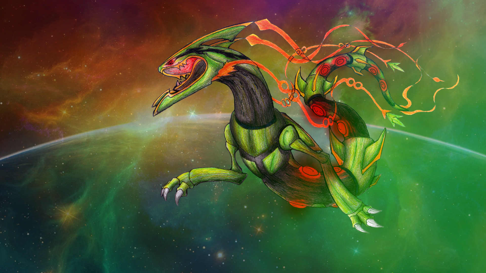 Pictures Of Mega Rayquaza Card Wallpapers